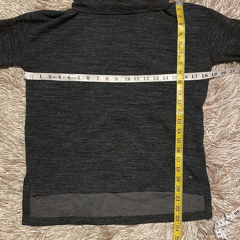 AMERICAN Eagle Outfitters Turtle Neck Gray Sweatshirt sz Small - Picture 6 of 8